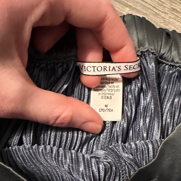 Victoria's Secret Metallic Gray sleep shorts - Picture 2 of 3